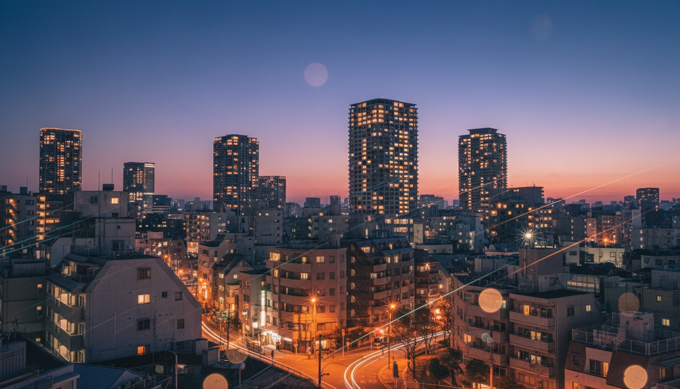 東麻布エリアの夜景と街の雰囲気