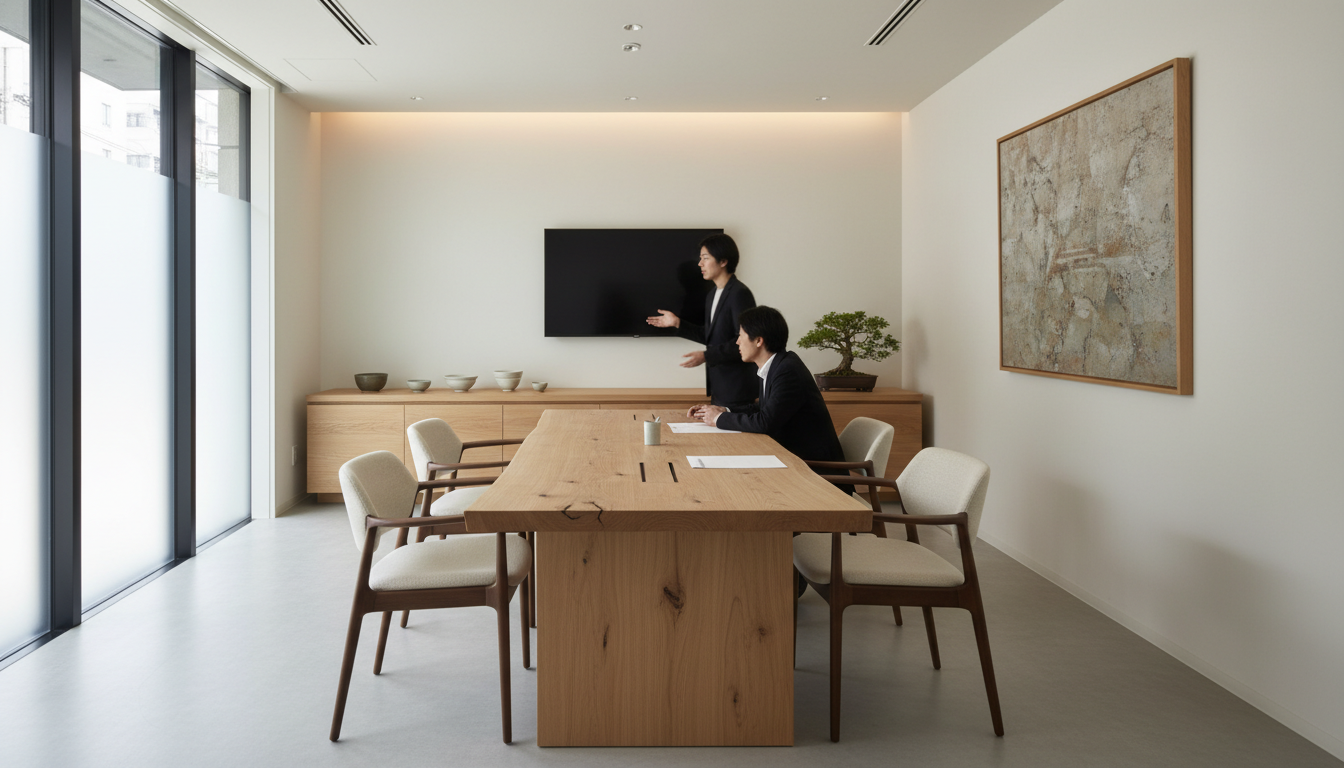 不動産会社での相談風景