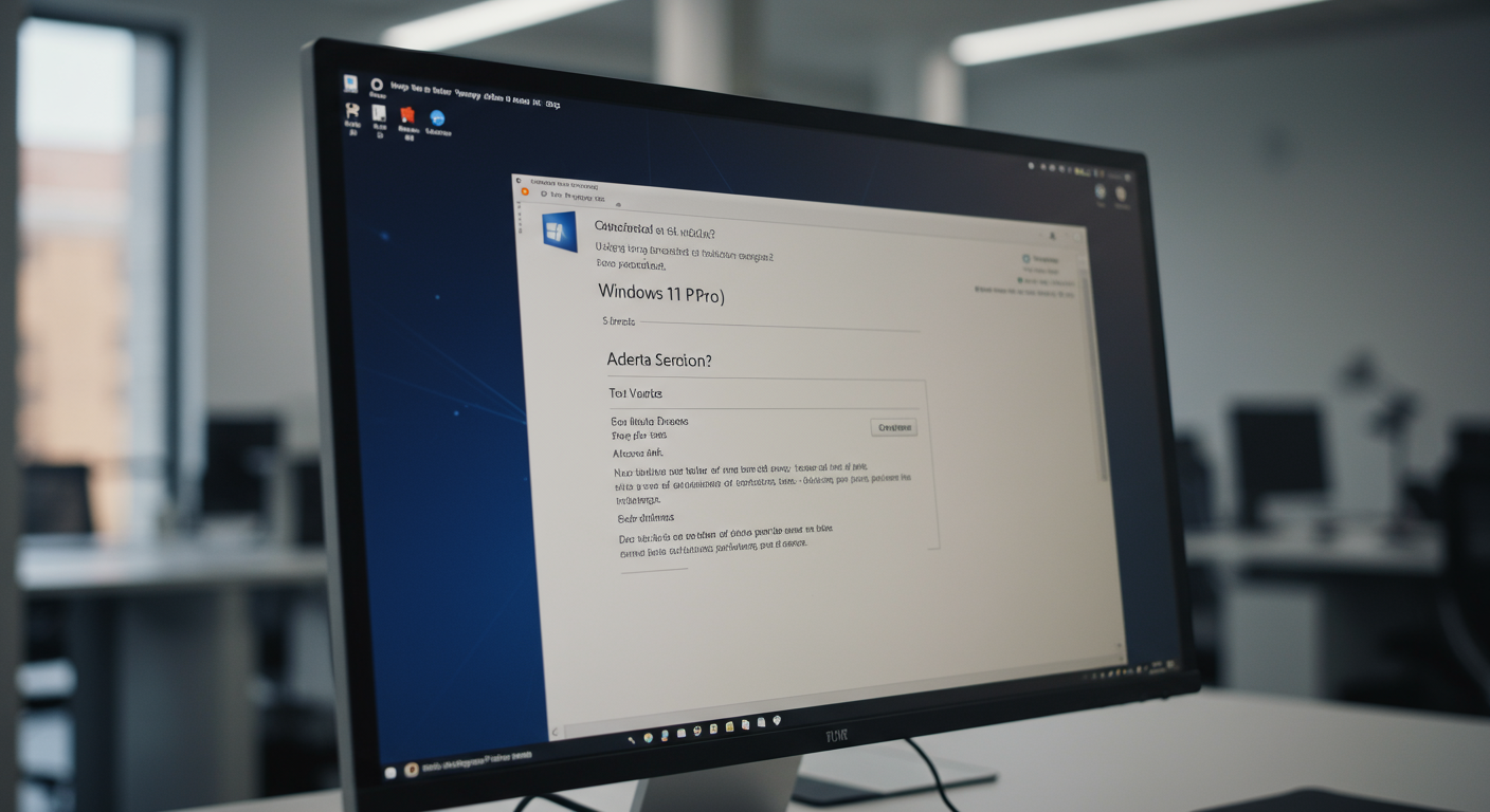 Windows Proライセンス認証画面