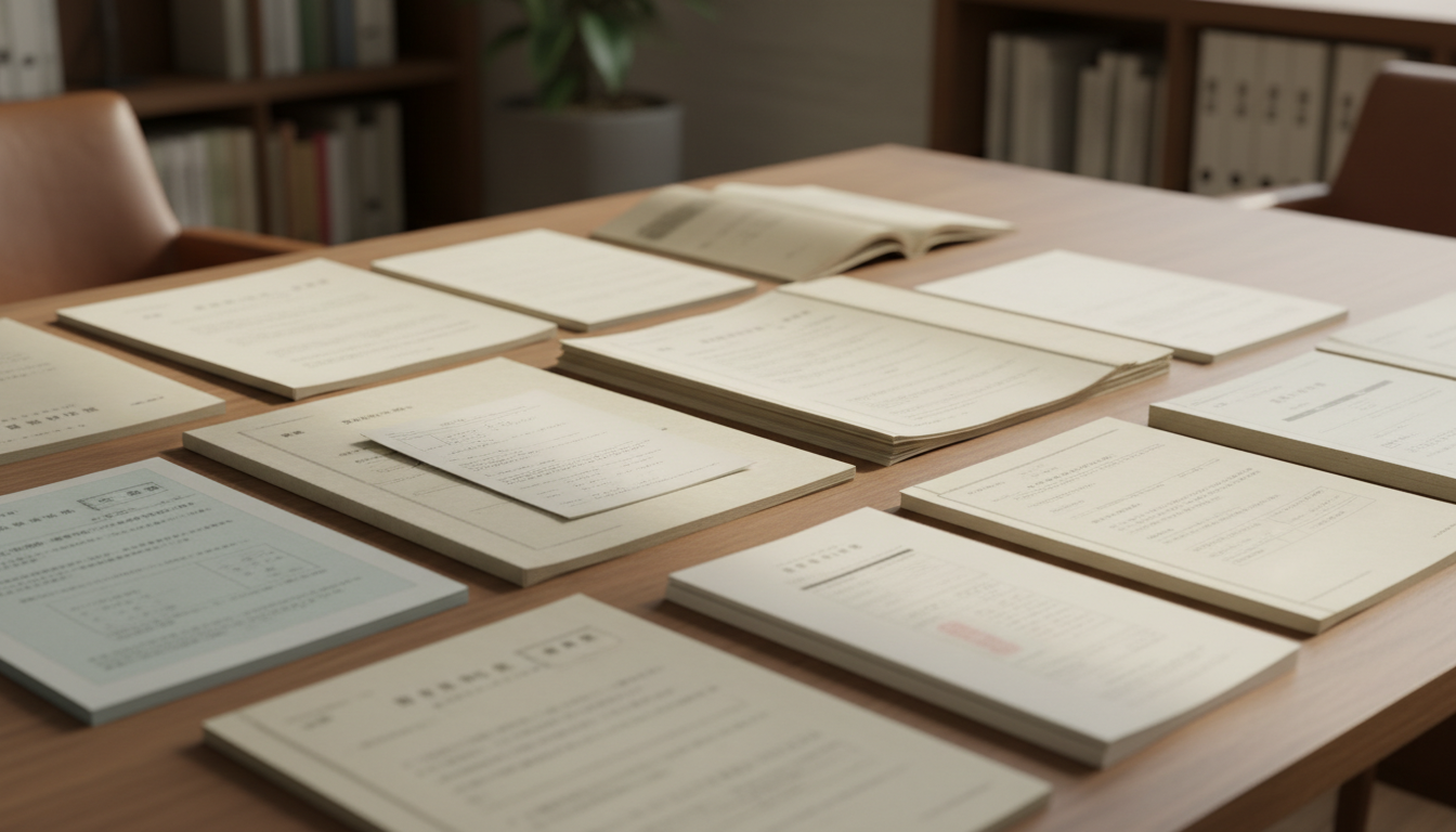 不動産登記書類と法改正資料