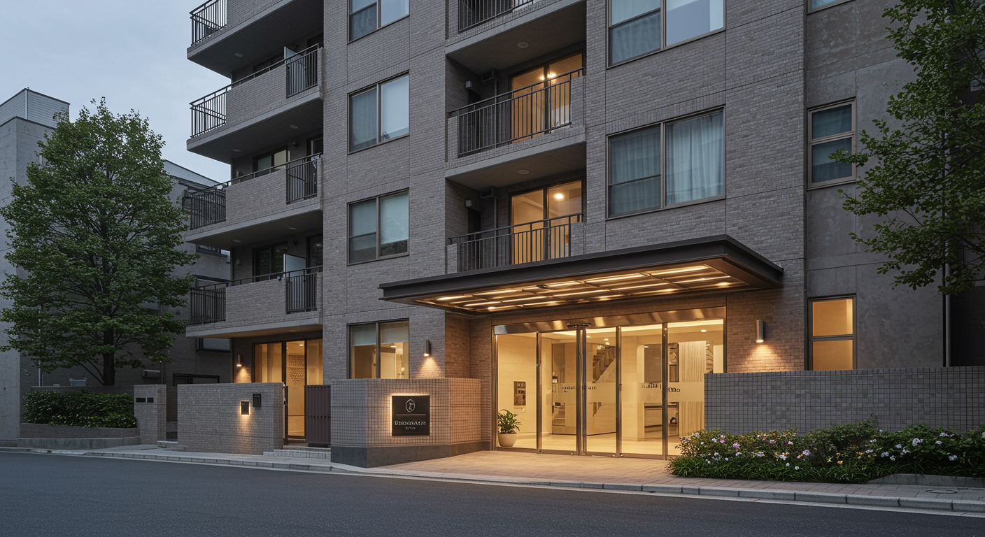 赤坂の高級マンションの外観と周辺環境