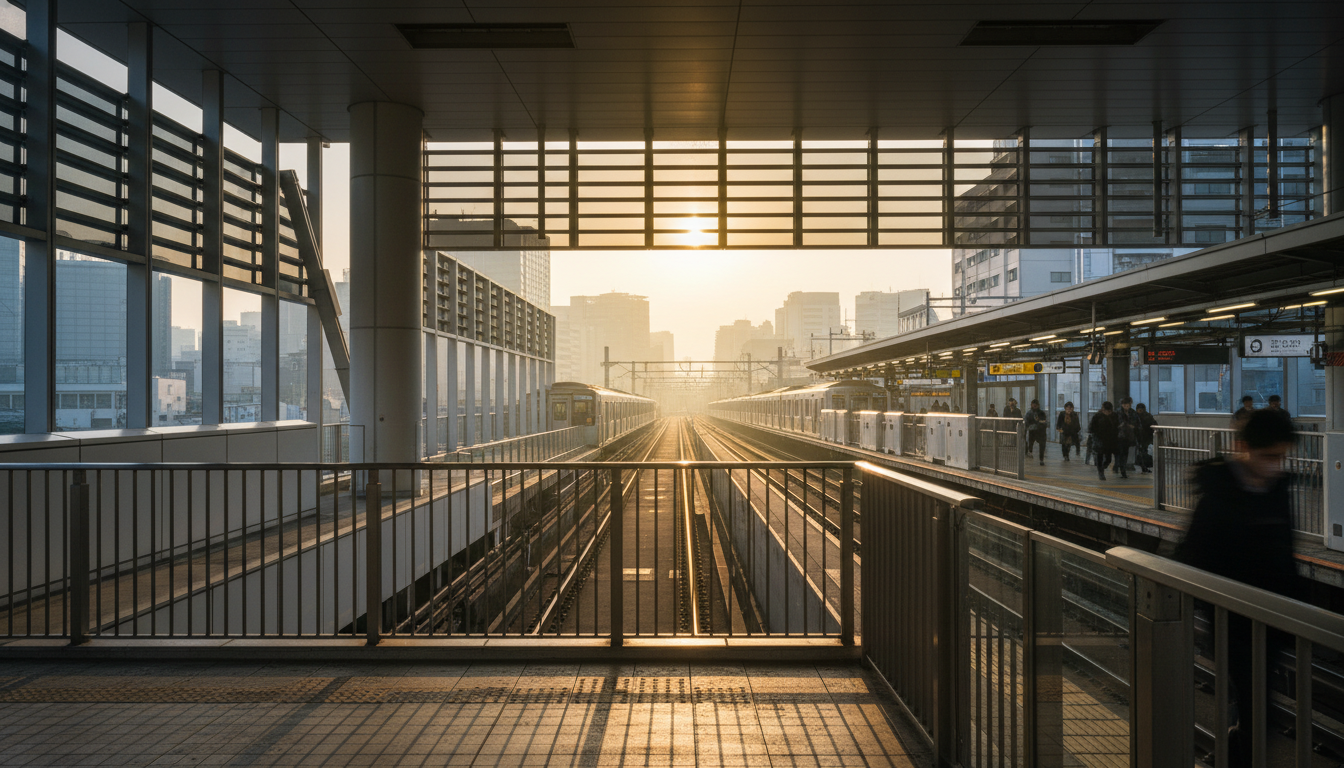 ビジネスパーソンの通勤風景