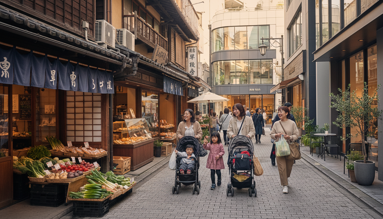麻布十番駅周辺の商業施設と生活利便性