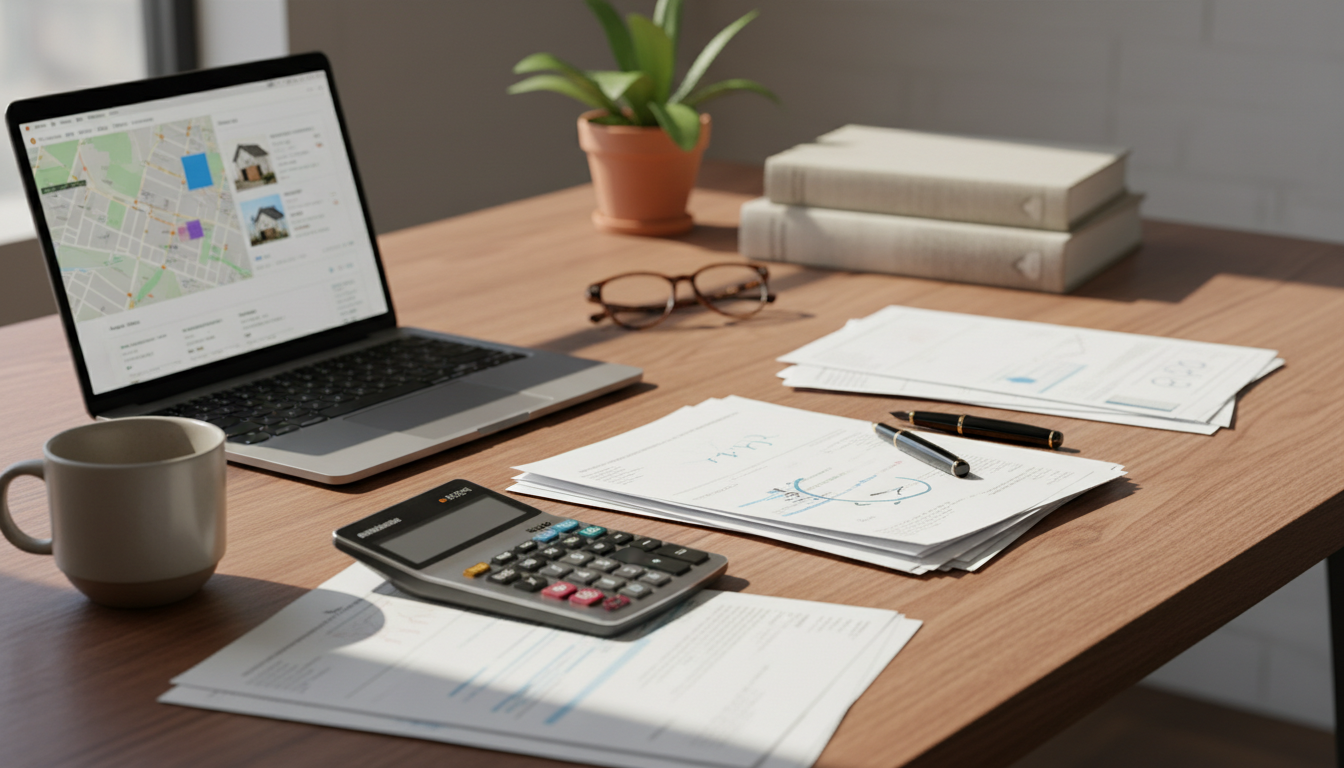 マンション契約と資金計画のイメージ