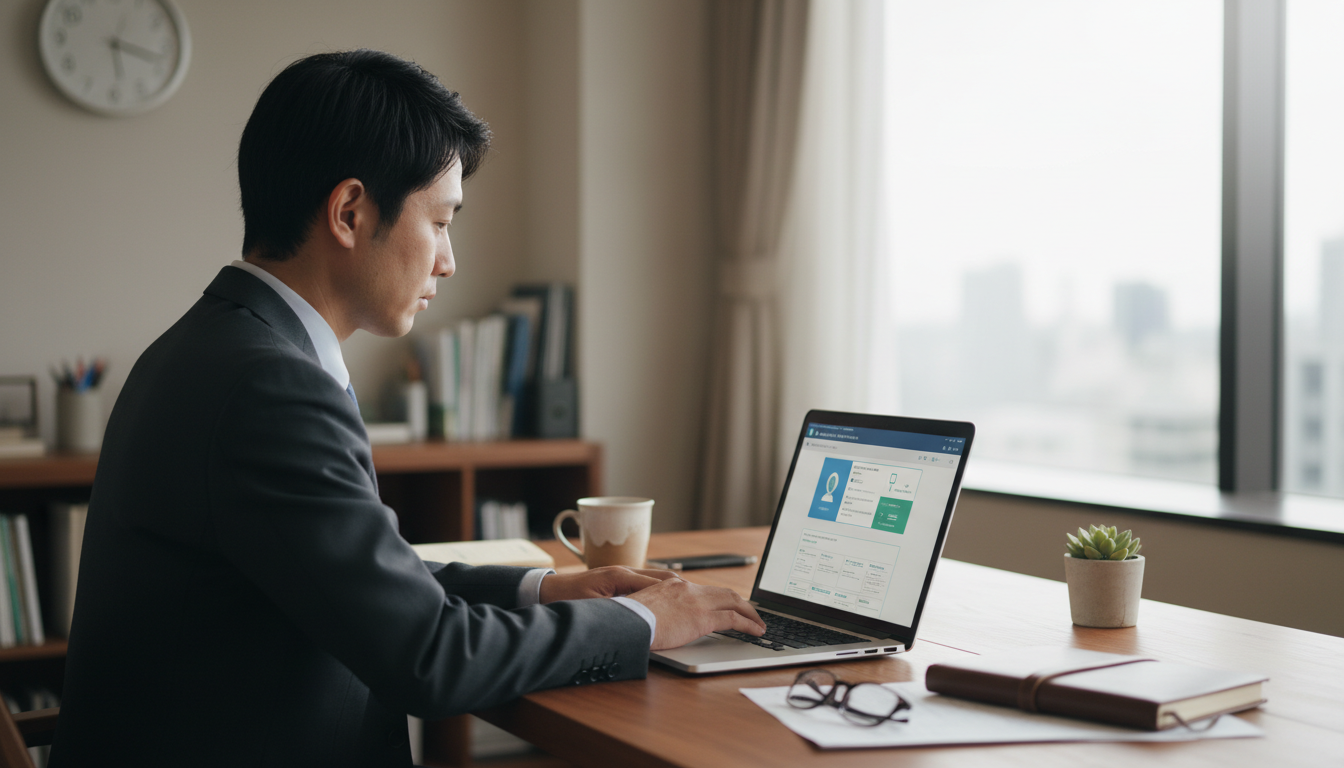 オンライン申請システムの利用イメージ