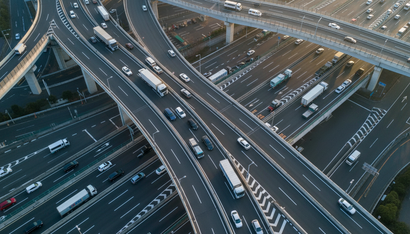 特殊車両通行許可の基準と道路法の概要イメージ