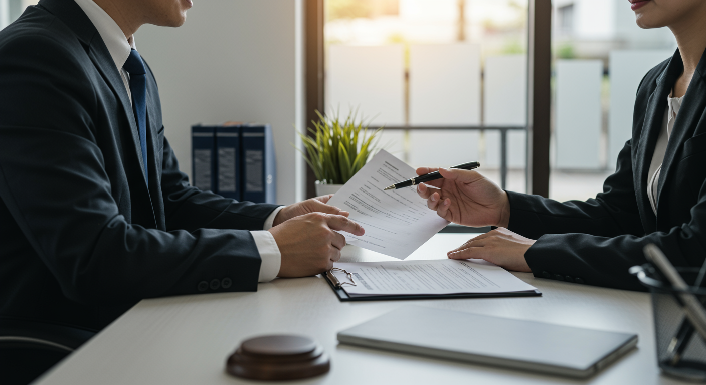 行政書士に相談する事業者のイメージ