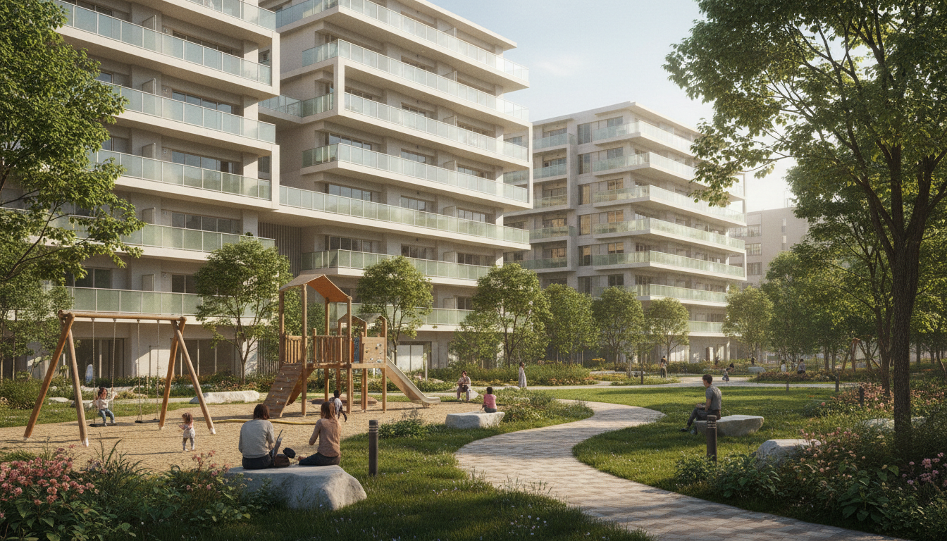 六本木ファミリー向けマンション外観と周辺環境