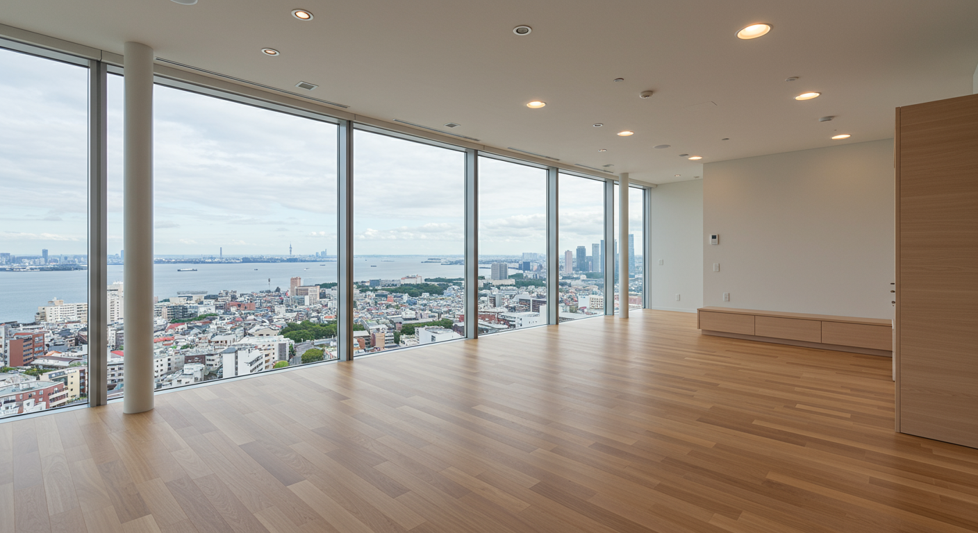 港区海岸エリアの高級マンションの室内