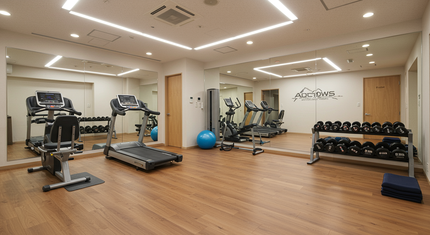 リタスタイル博多店の完全個室トレーニングルーム