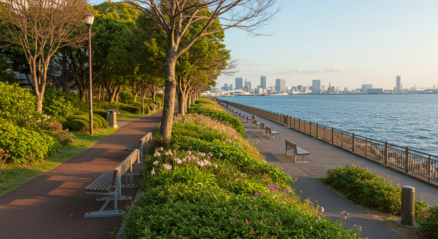 港区海岸エリアの公園と緑地