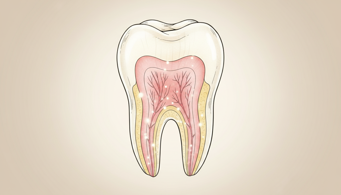 知覚過敏の原因・歯の構造と象牙質露出の図解