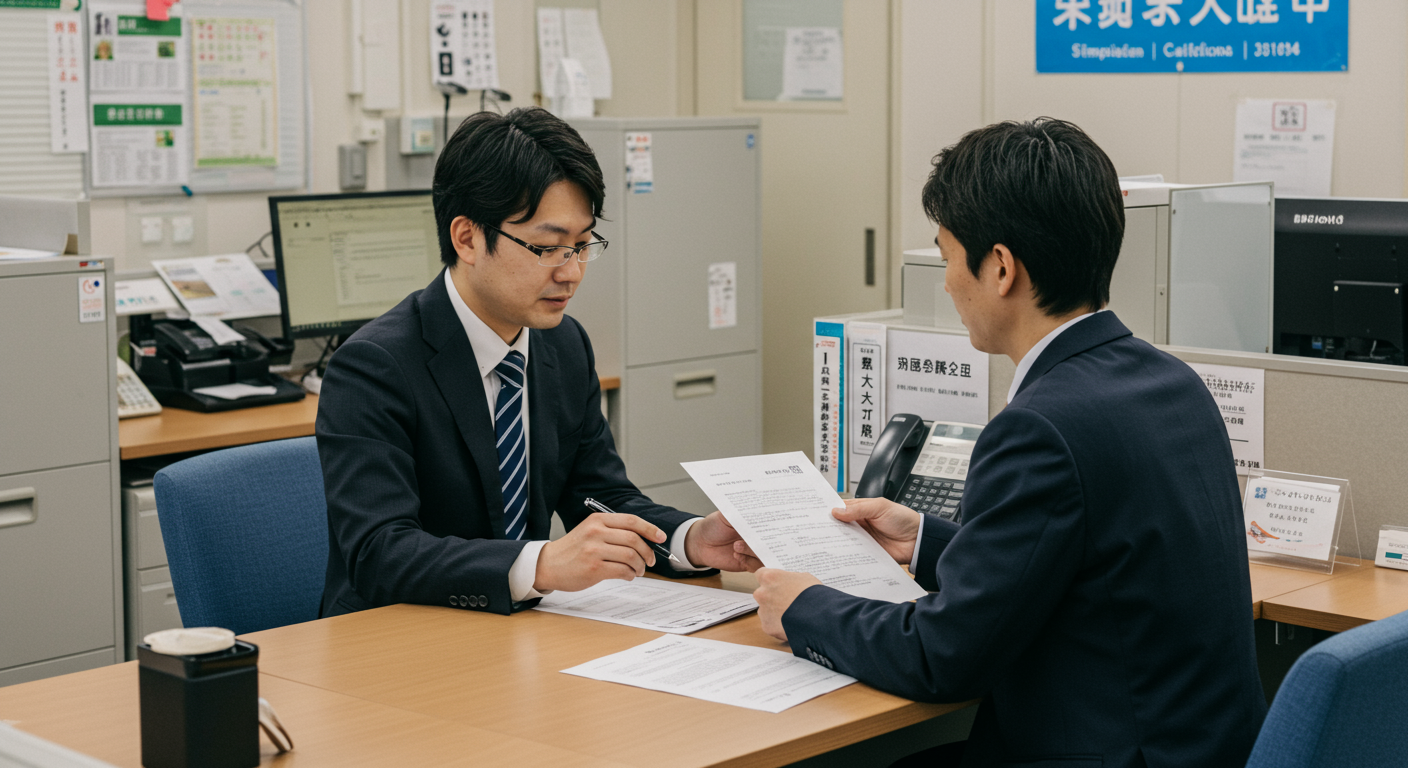 融資相談の様子
