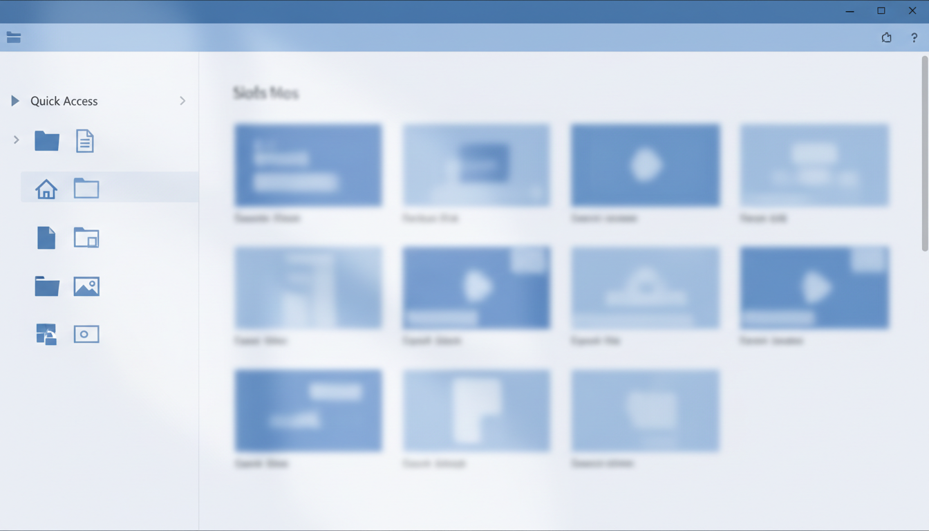 Windows 11エクスプローラーのクイックアクセス画面