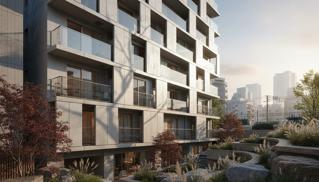 中央区築地エリアのマンション外観