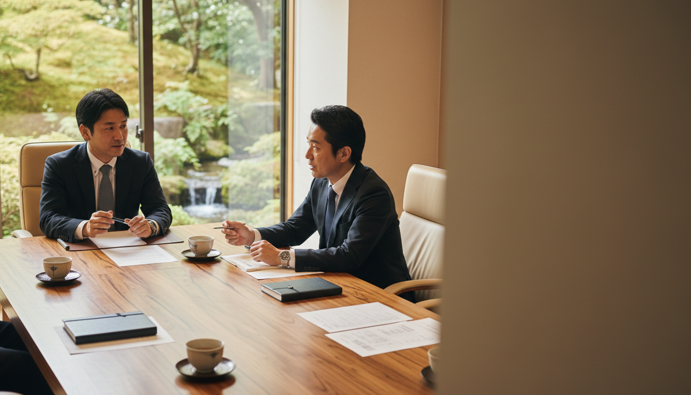 不動産売却における価格交渉のイメージ