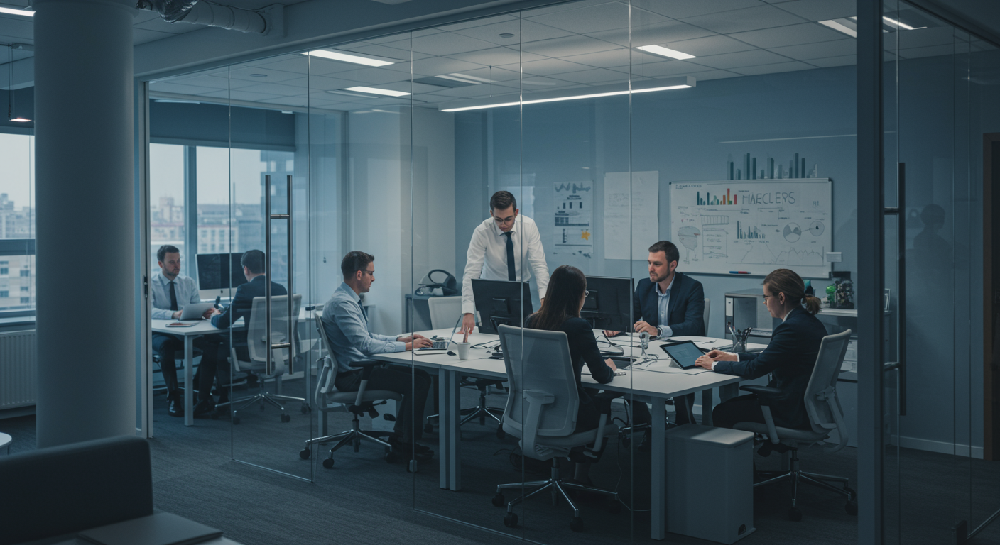 ビジネス環境でのOffice利用シーンを表すイメージ