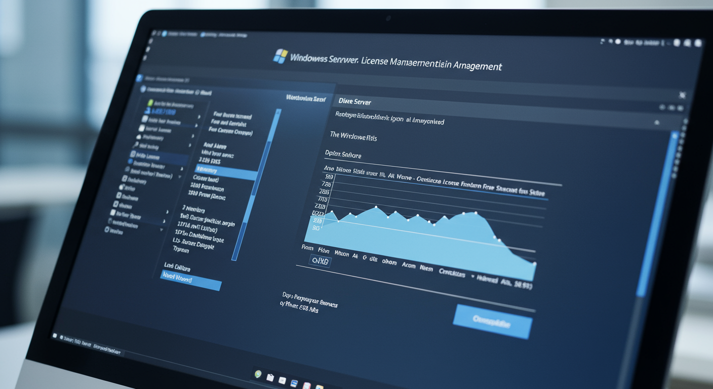 Windows Serverのライセンス管理画面