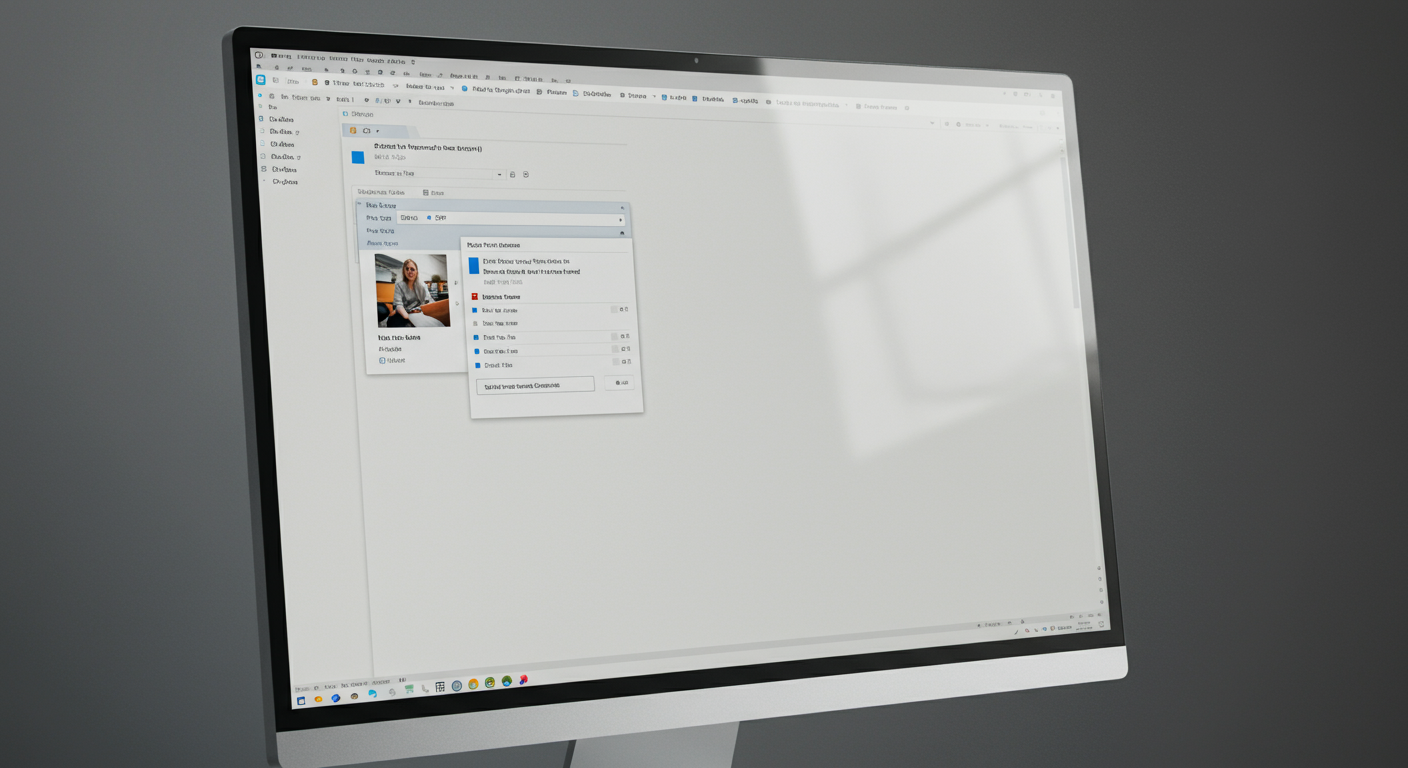 Outlook 2025の最新インターフェース画面
