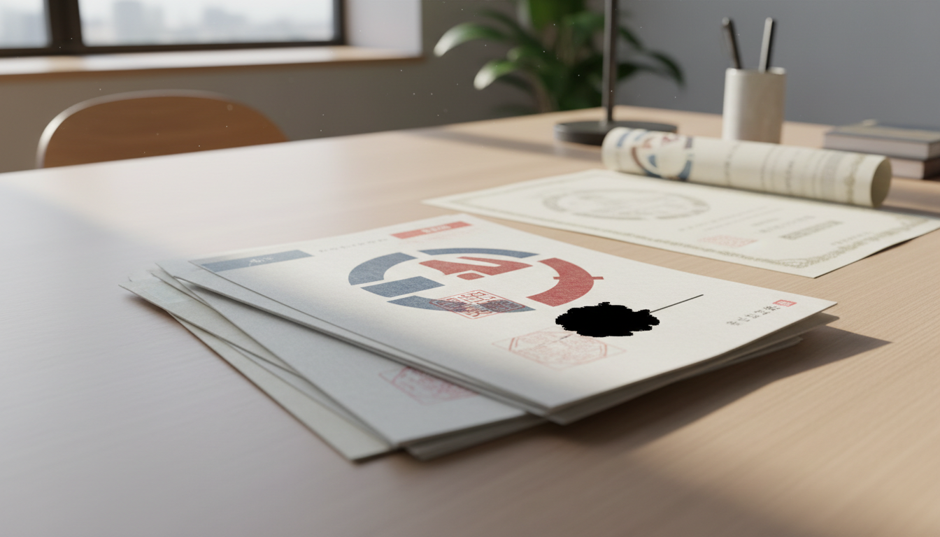 特殊車両通行許可申請の車両諸元説明書と車検証のイメージ