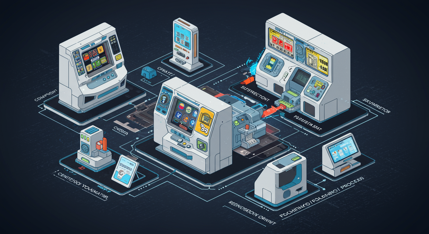 遊技機認定プロセスの図解