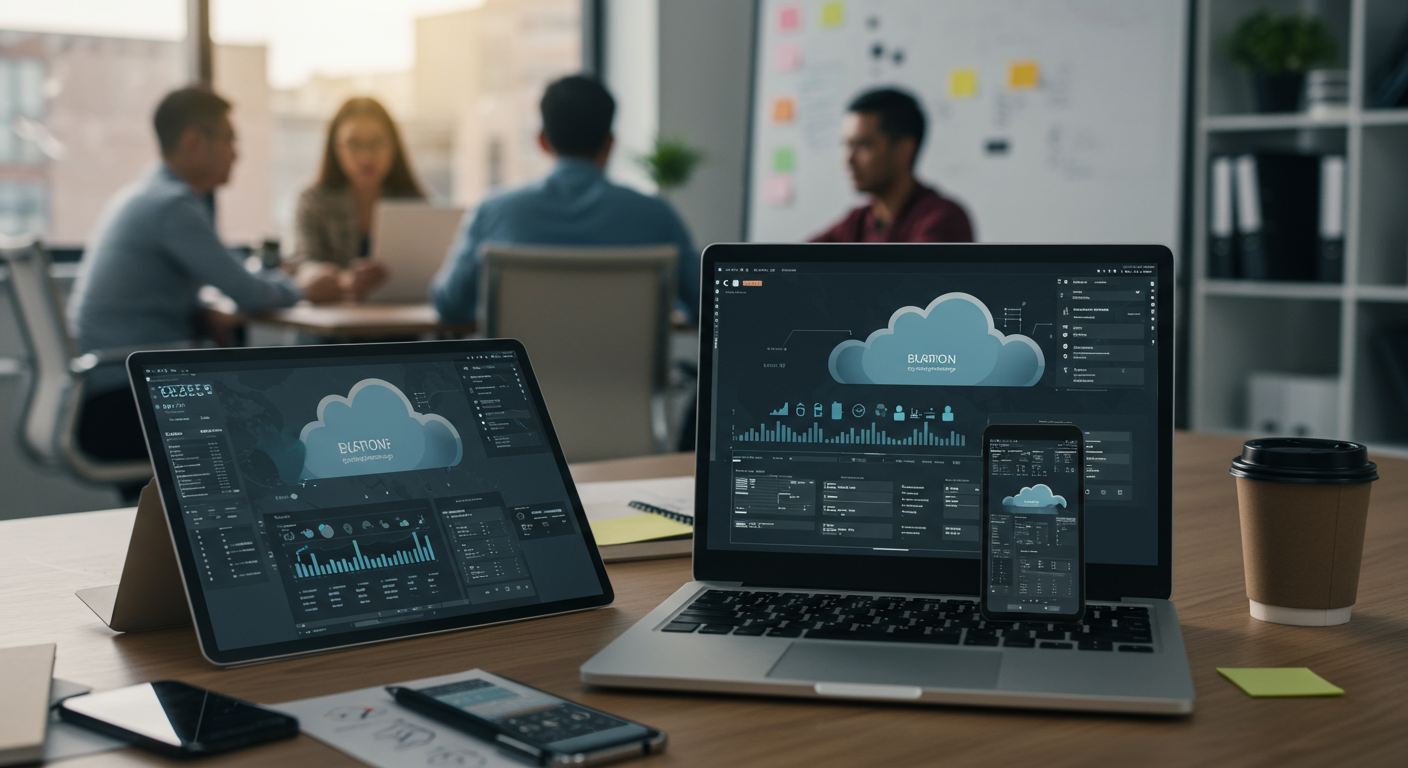 クラウドベースのMicrosoft 365を使用するビジネスシーン