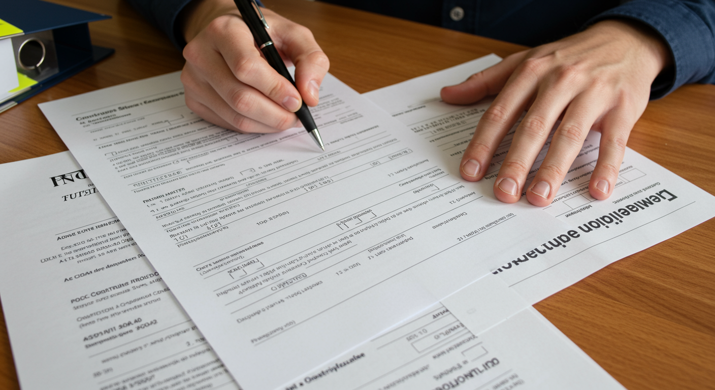 実務経験証明書の記入例と必要書類の準備