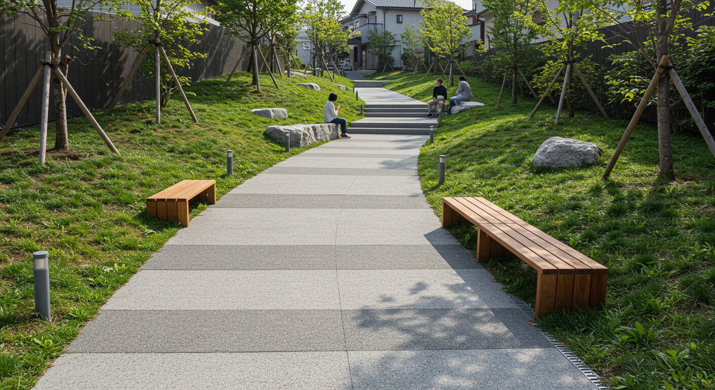 多目的に活用できる創造的なスロープデザイン