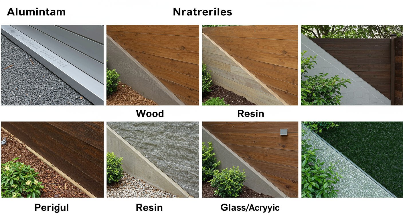 様々な素材の目隠しフェンス比較