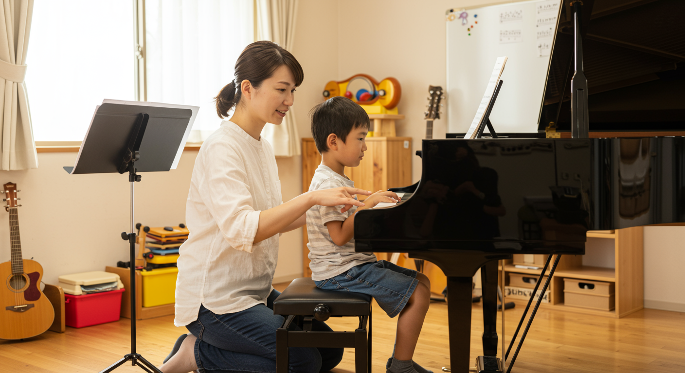 個性を活かした音楽レッスンの様子