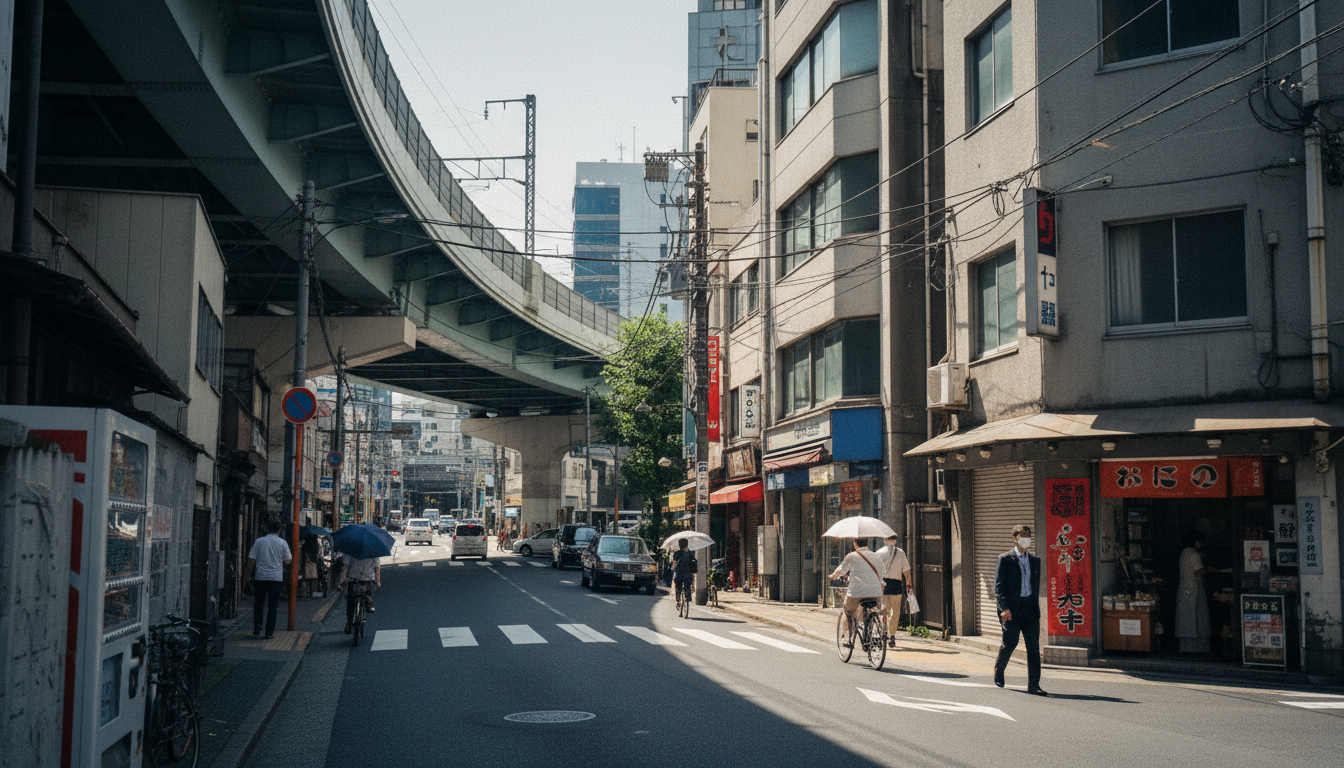月島駅周辺の交通網と街の様子