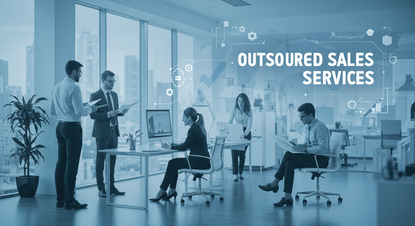 営業代行サービスの概念図