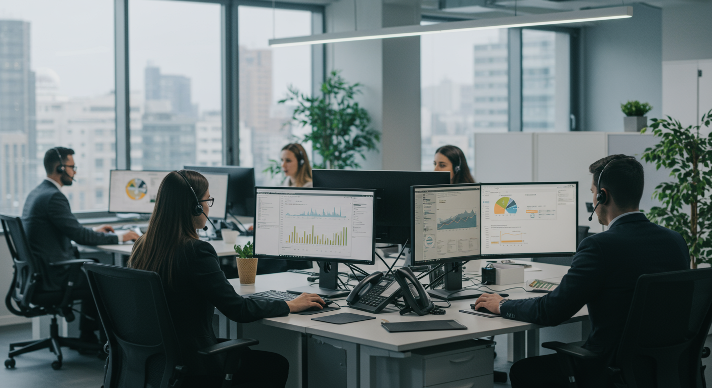 インサイドセールス業務の様子