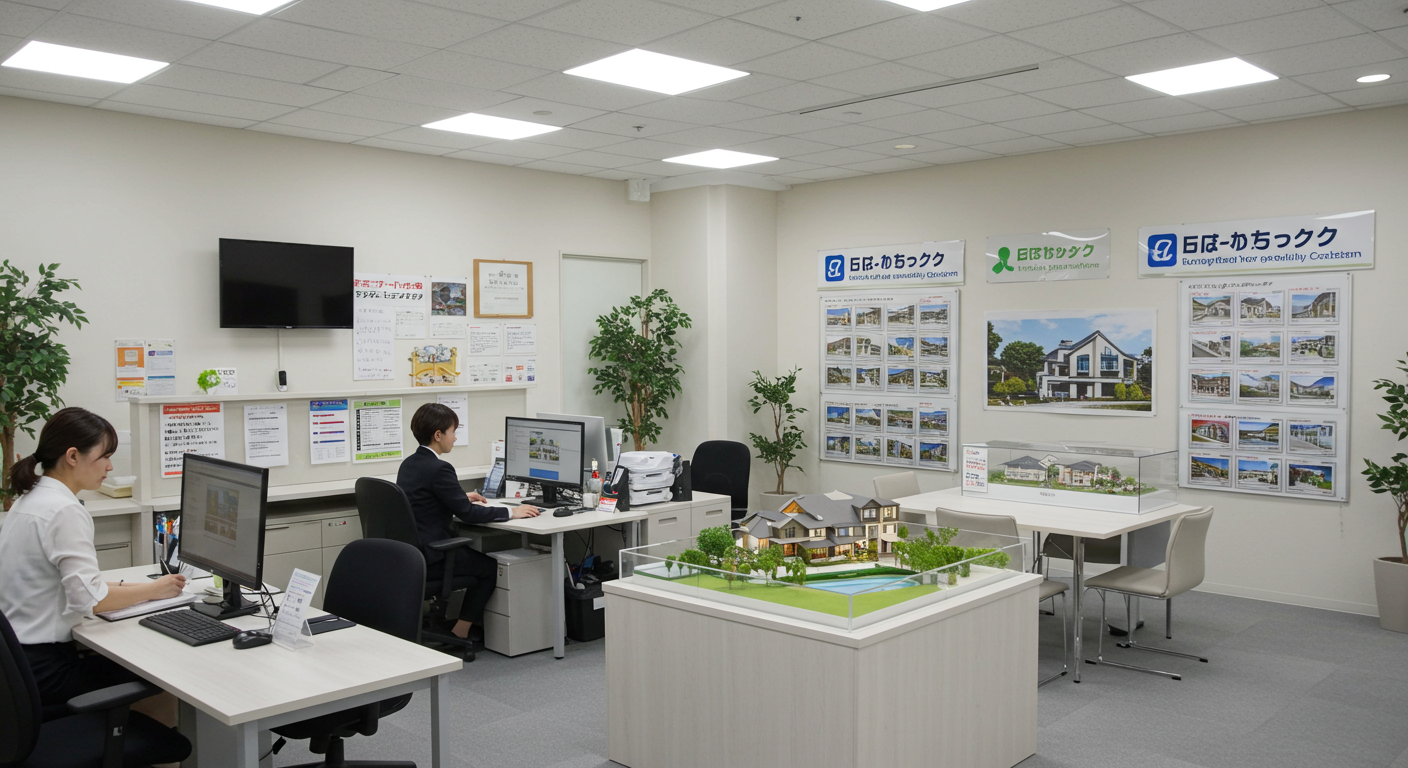 賃貸営業の仕事風景