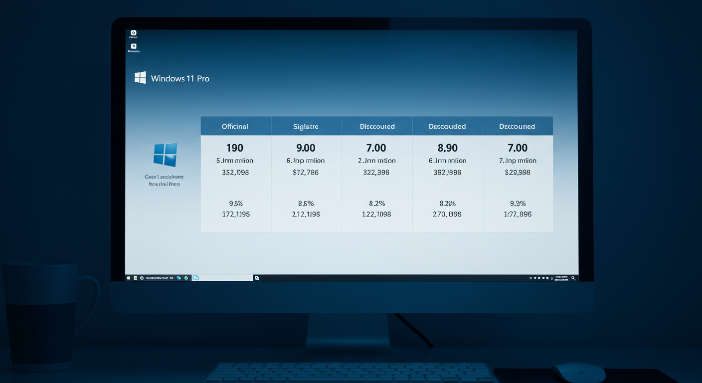 Windows 11 Proの正規価格と格安価格の比較表