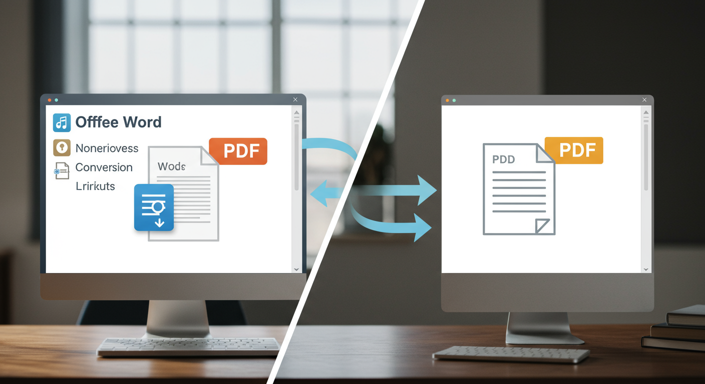 Office文書からPDFへの変換イメージ