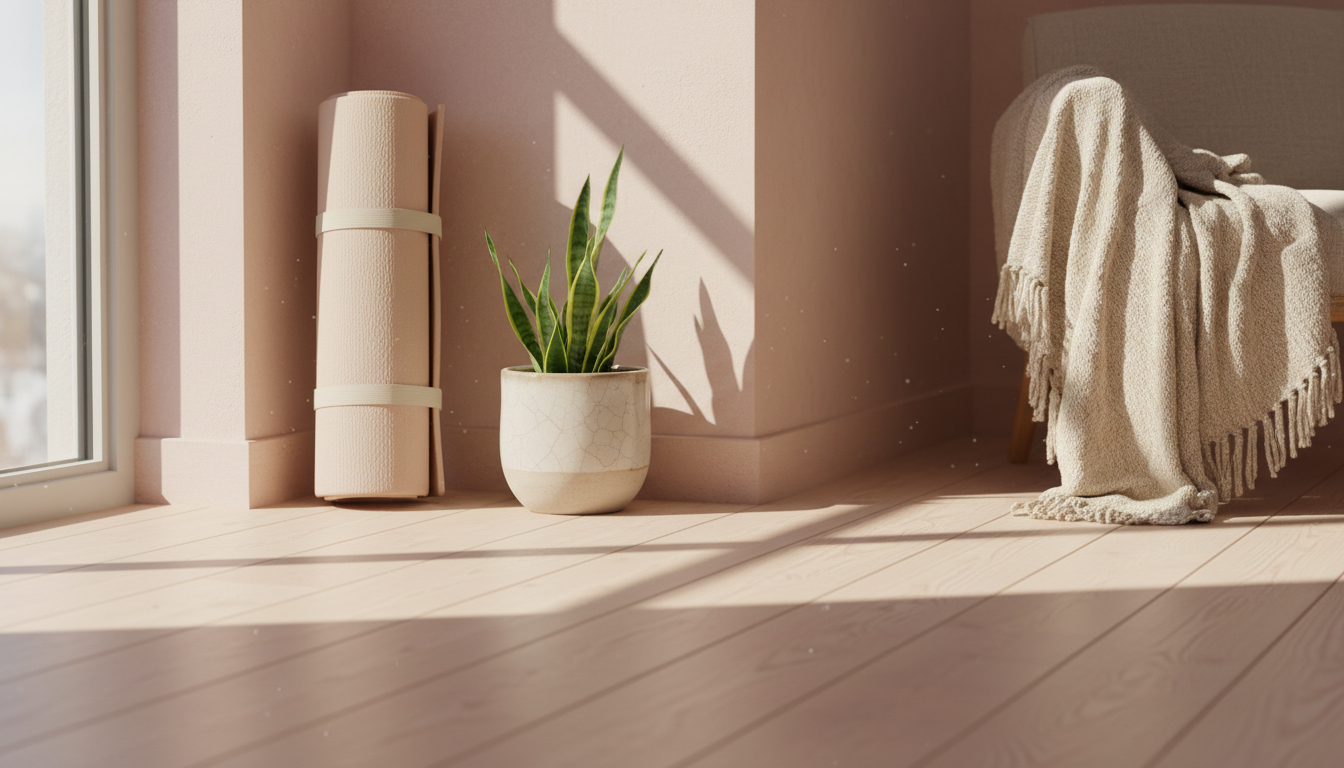 女性が自宅で下半身ストレッチを継続する習慣化のイメージ