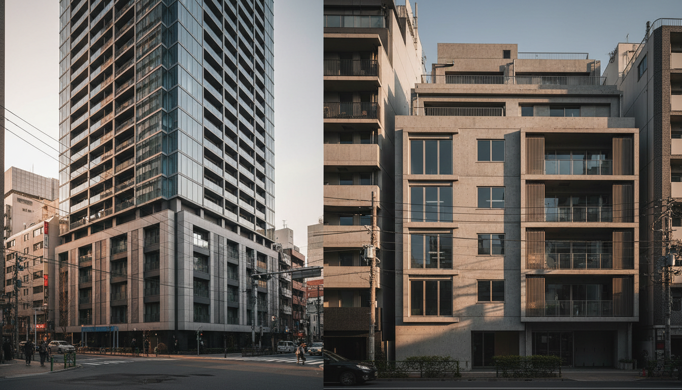 明石町の分譲賃貸マンションと一般賃貸マンションの比較