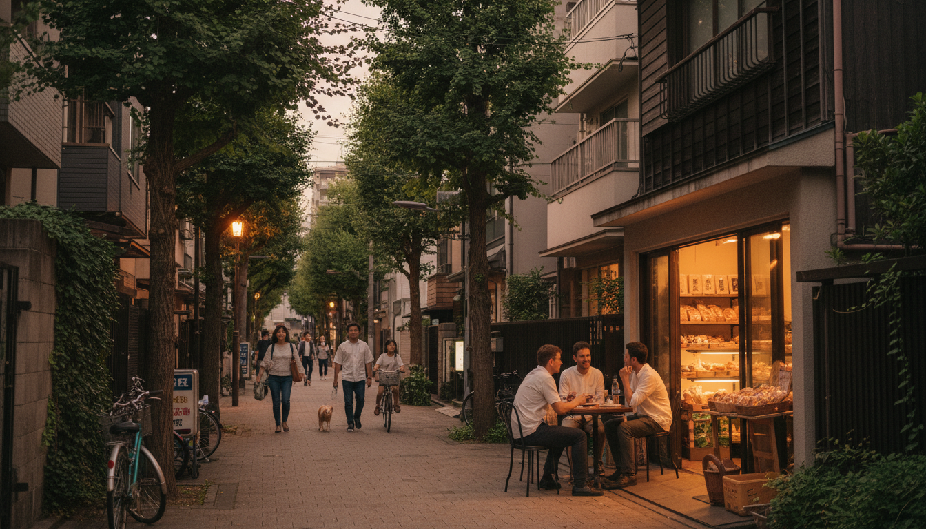 港区三田の住宅街と生活環境