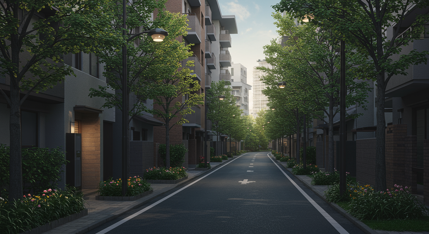 白金・高輪エリアの住宅街