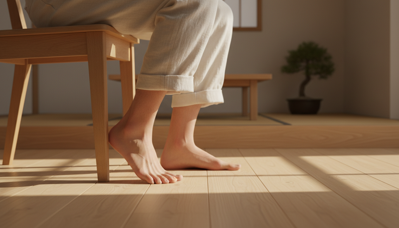 狭いスペースでできるフレイル予防の椅子体操イメージ