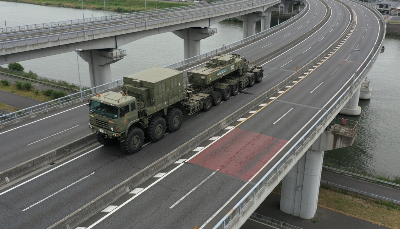 特殊車両通行許可制度の概要と一般的制限値の図解