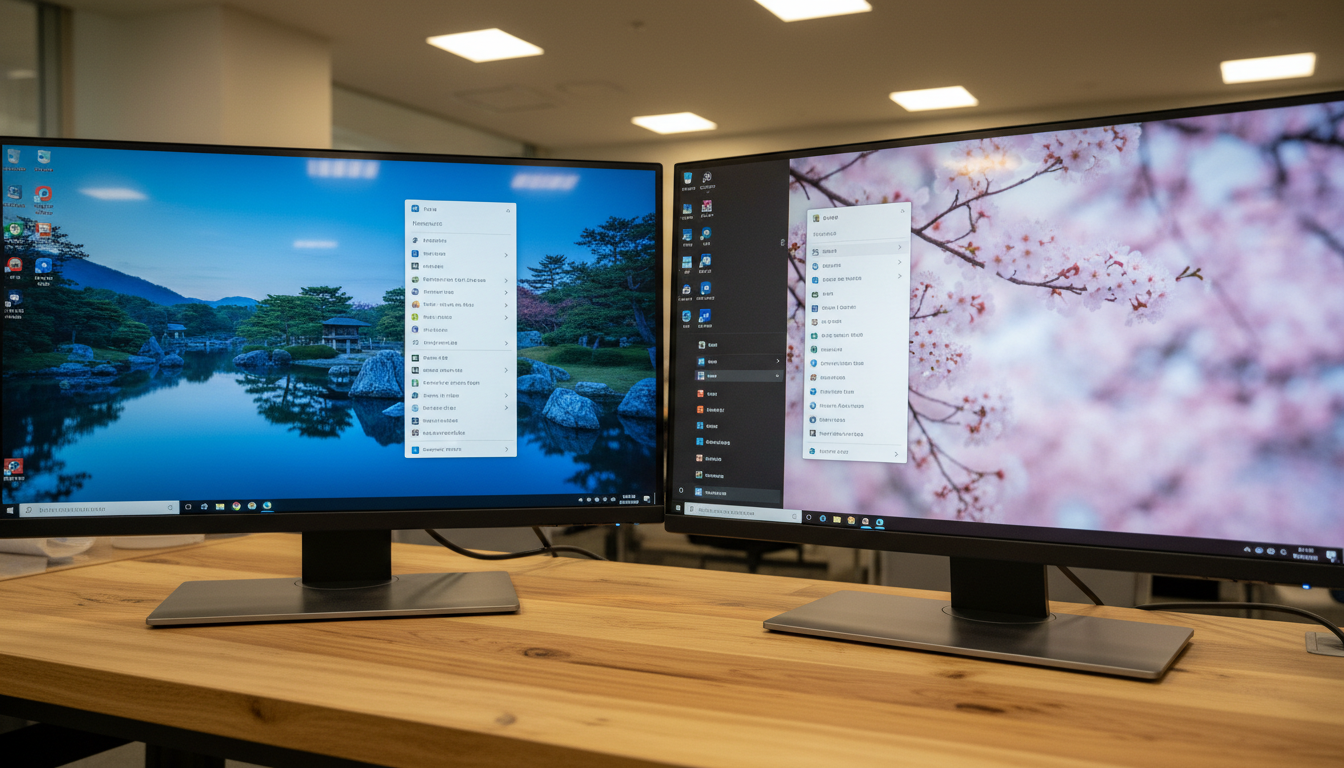 Windows 11の右クリックメニュー画面とWindows 10の比較