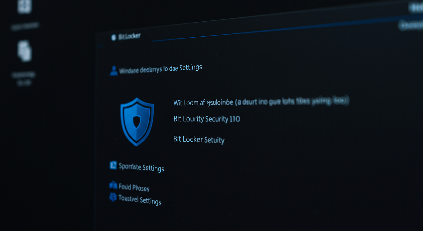 Windows 11のBitLockerセキュリティ画面