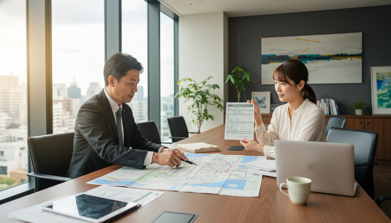 特殊車両通行許可の相談内容を確認する行政書士