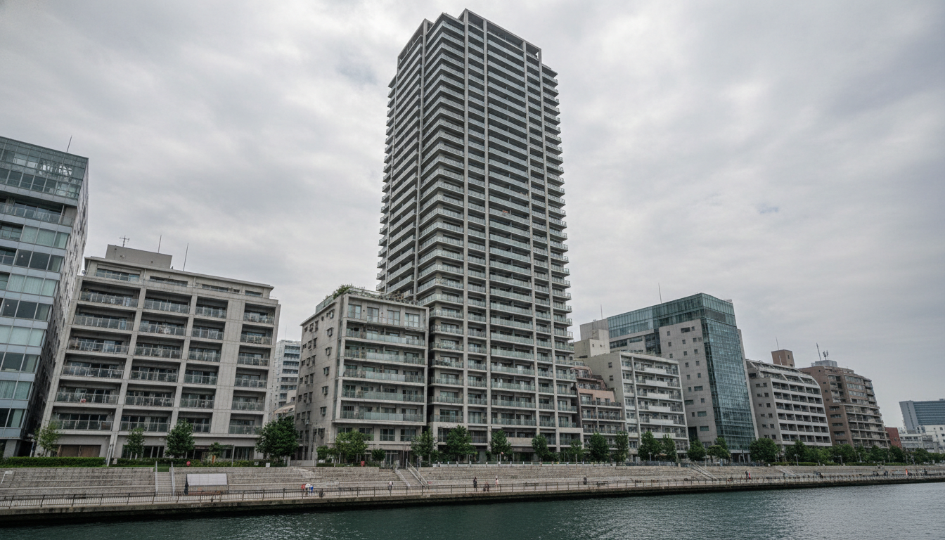 コーシャタワー佃 月島駅 タワーマンション 外観