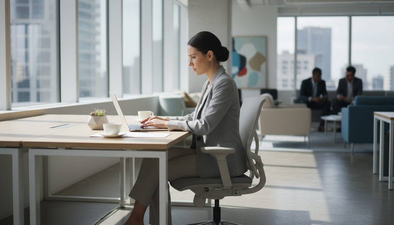 オンライン申請を行うビジネスパーソンのイメージ