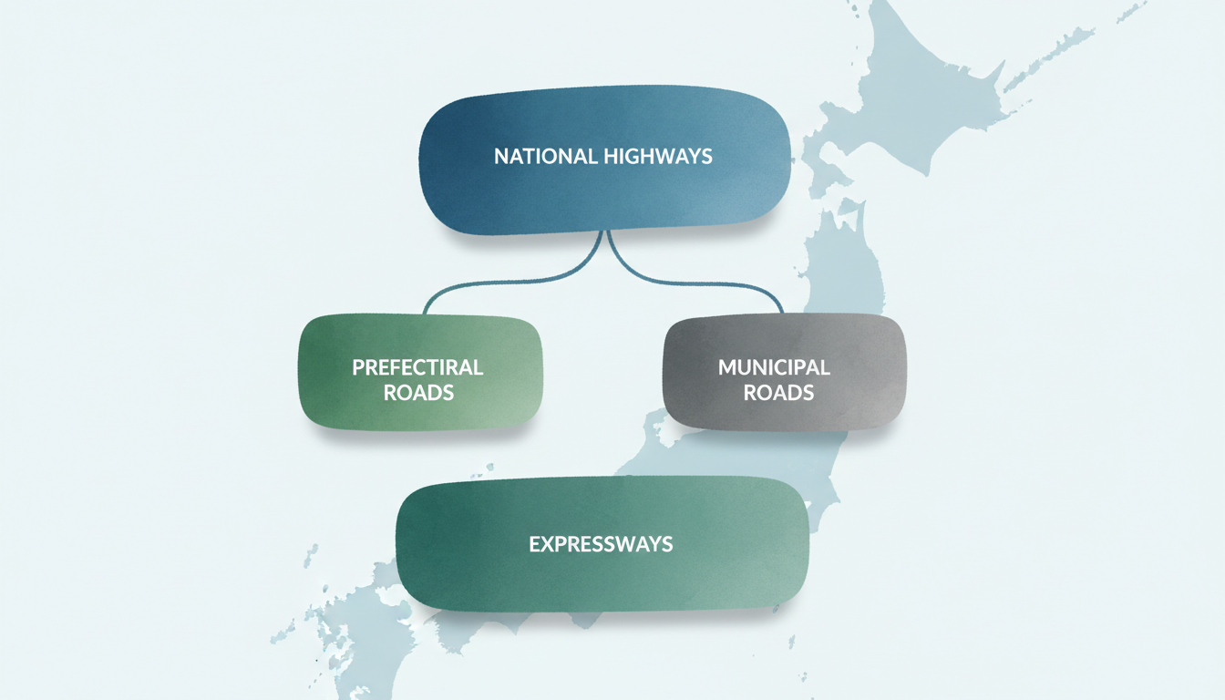 道路管理者の種類と管理区分を示す図解