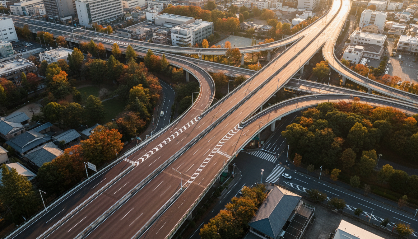 特殊車両通行許可の経路選定と申請手順のイメージ