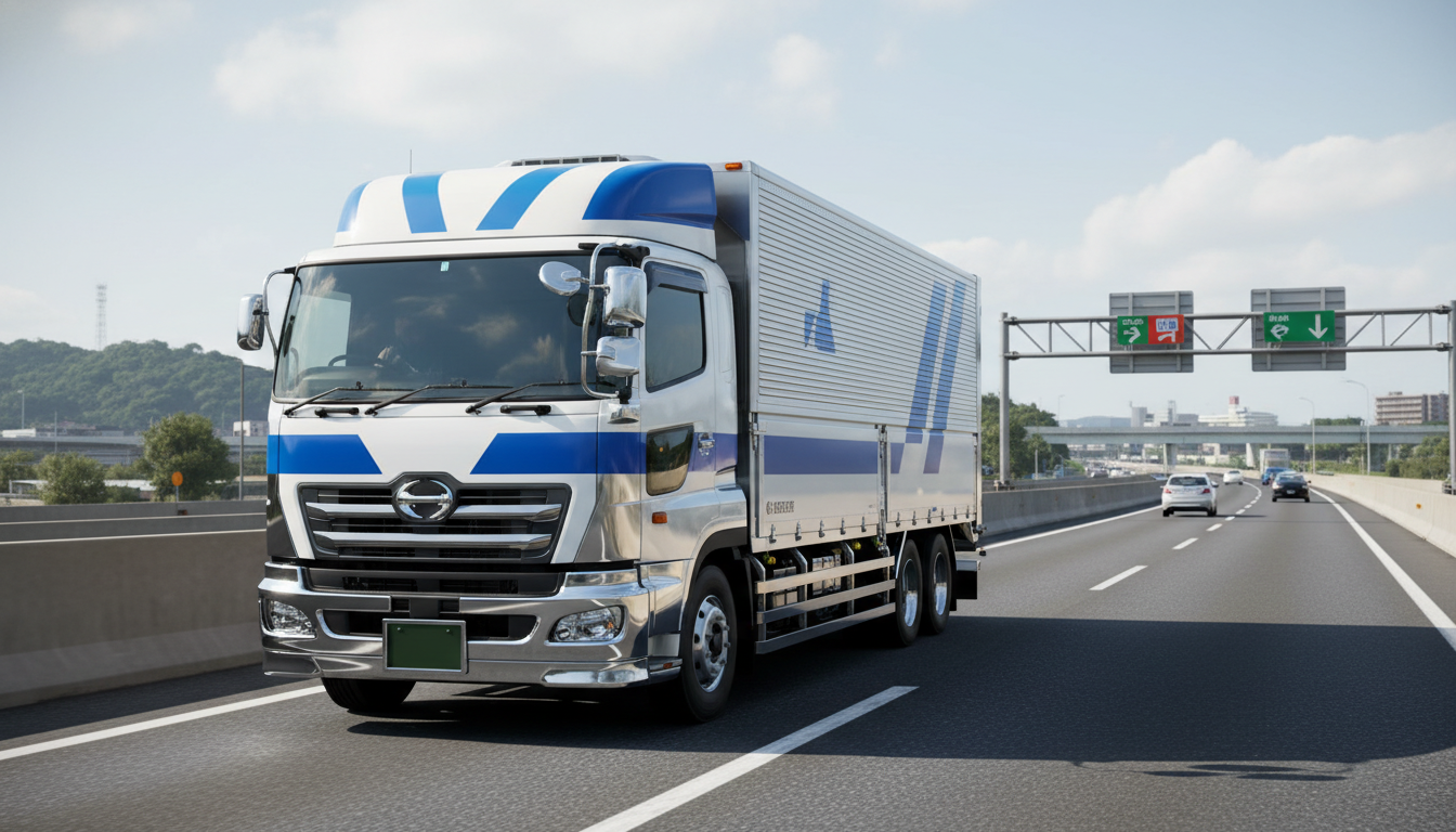 特殊車両通行許可証が必要な大型トラック